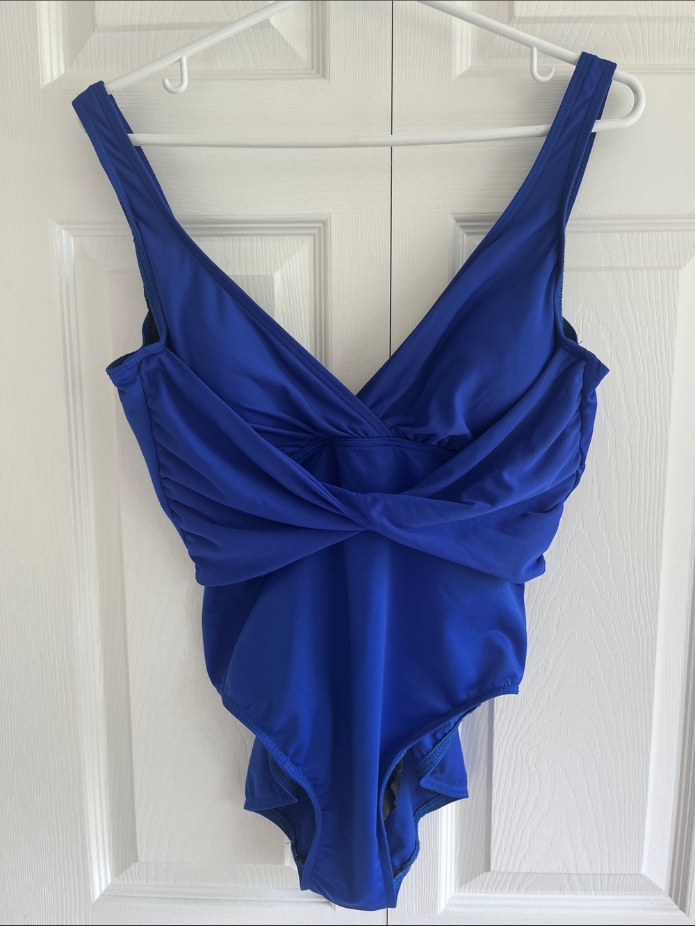 Miraclesuit Royal Blue Twisted Front One-Piece Swimsuit